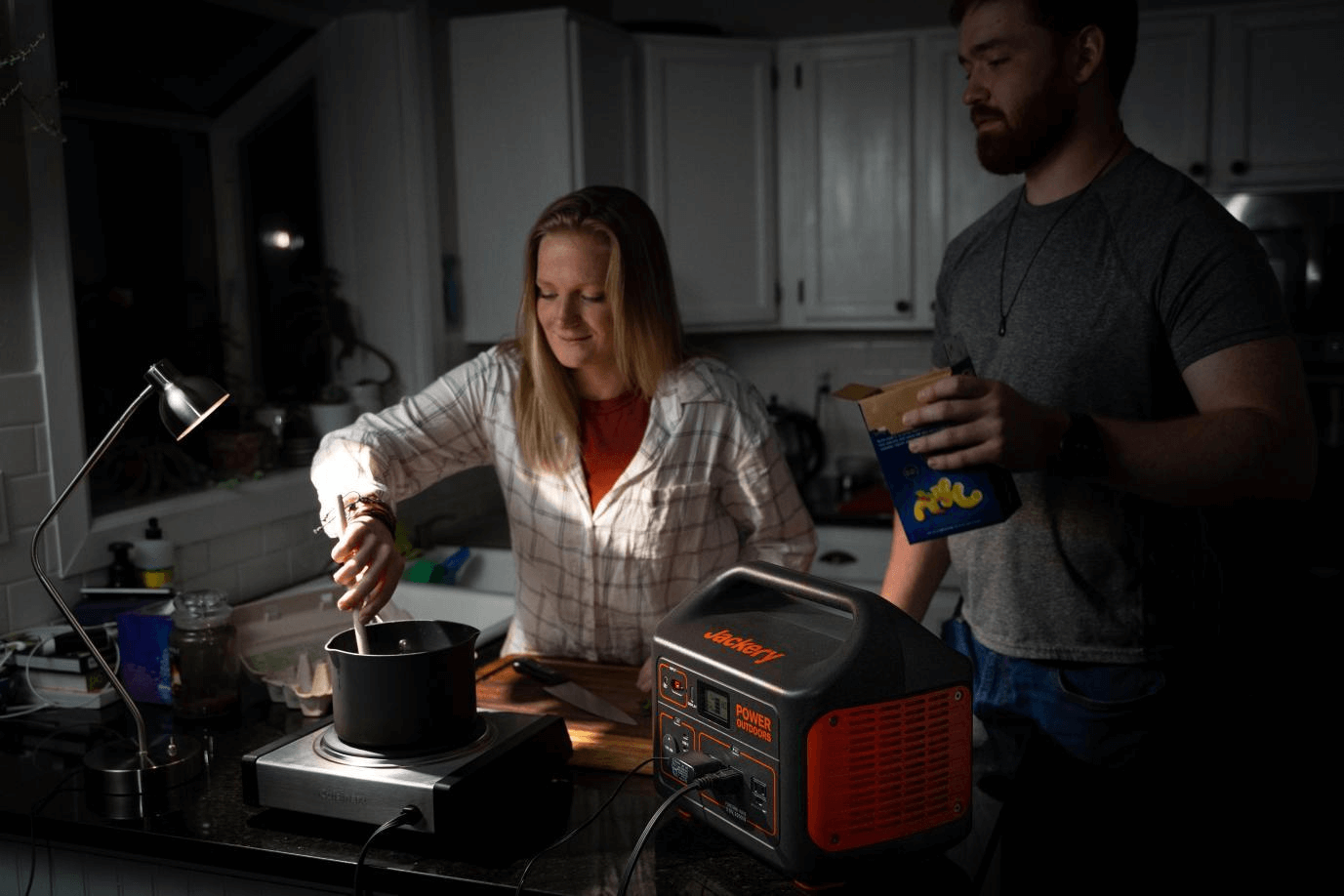 Cooking with a jackery 500 power station 