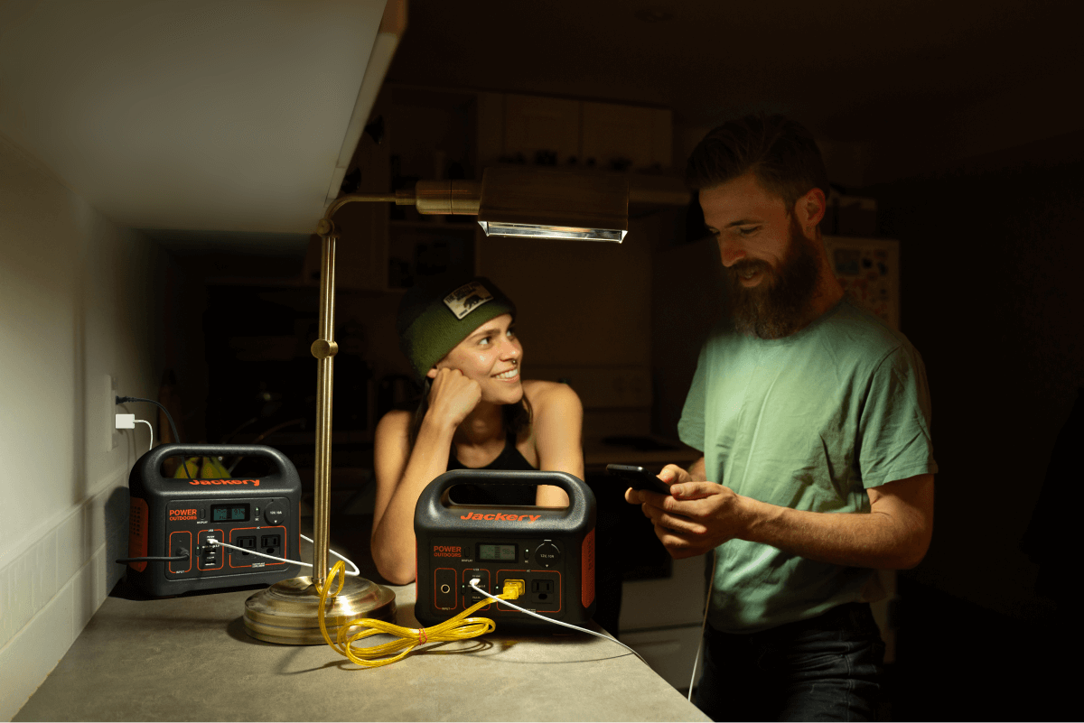 Solar Powered Camping Lights: Can Solar Generator Power Camping Lights -  Jackery