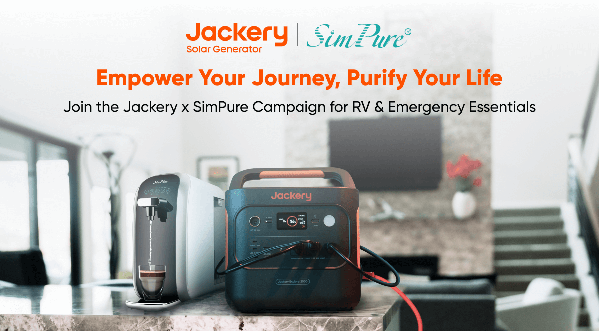 Jackery × SimPure: Power Off-Grid Living with Clean Energy and Water