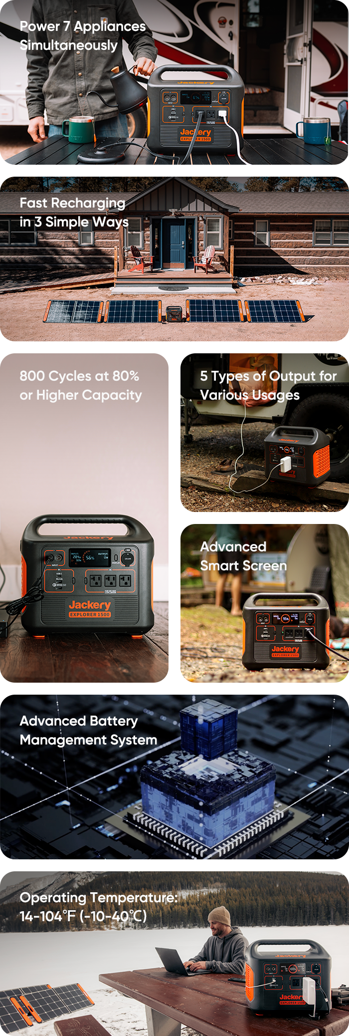 VTOMAN Expandable Solar Generator 1500W with 2X 100W Solar Panels, 1548Wh  LiFePO4 Battery Portable Power Station, Portable Backup Power Supply for  Home Emergency, Outdoor Camping, Road Trip - Coupon Codes, Promo Codes