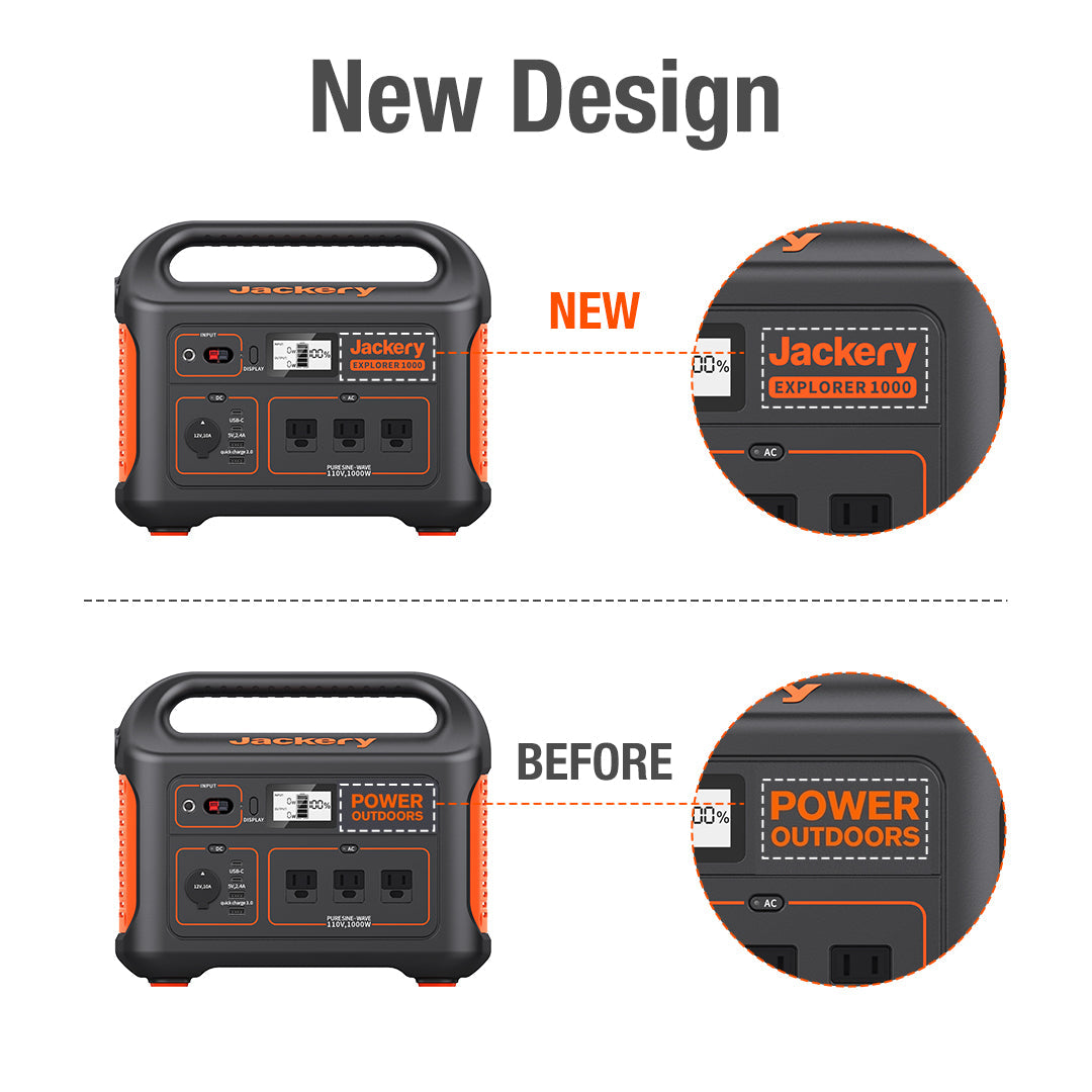 Jackery Explorer 1000 Portable Power Station (Refurbished)